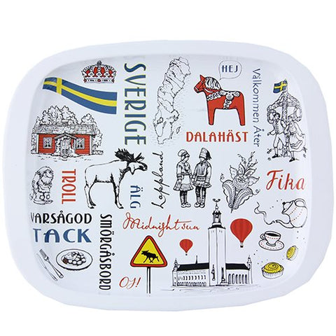 Bricka "Sverige" - Souvenir