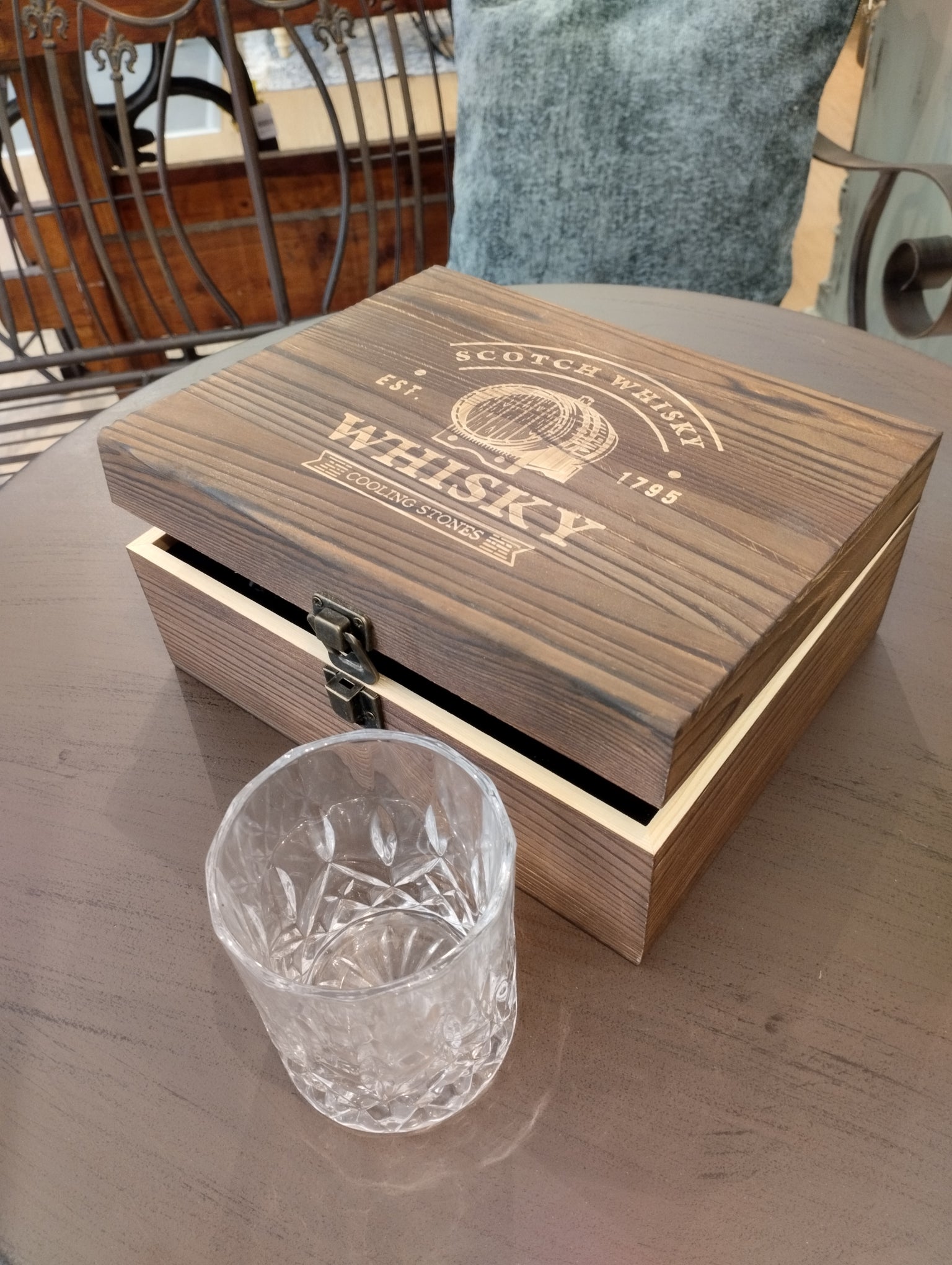 Whisky Set i trälåda