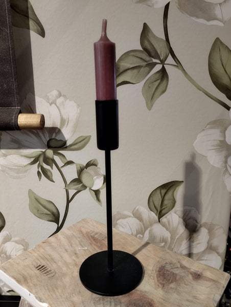 Ljusstake Järn - Svart - Olika Storlekar